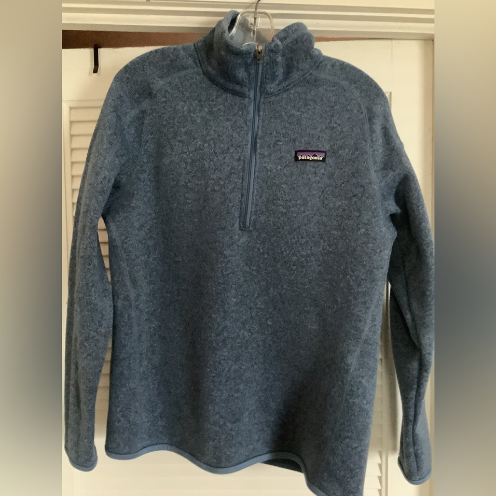 Patagonia Women’s Better Sweater lg blue EUC